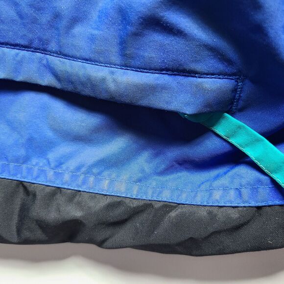 VTG Columbia Bugaboo Windbreaker Jacket Men’s Large Nylon Retro 90s Blue Green - Picture 13 of 14